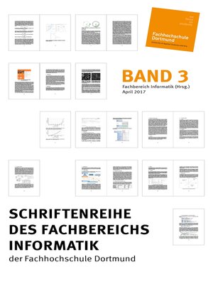 cover image of Schriftenreihe des Fachbereichs Informatik der Fachhochschule Dortmund, Band 3